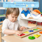 Qodoflr First Jumbo Knob Wooden Shape Puzzles For Toddlers 1-3,Montessori Shapes Sorter Board Toys Puzzle For1 2 Year Old,Preschool Learning Toys For Baby Kids,1-2 Year Old Boy Girl,Easter,Birthday