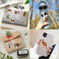 SUSIHI Animal Stickers for Kindle Kids Zoo Animal Stickers Water Bottles Scrapbook Book Waterproof(50 Pcs)