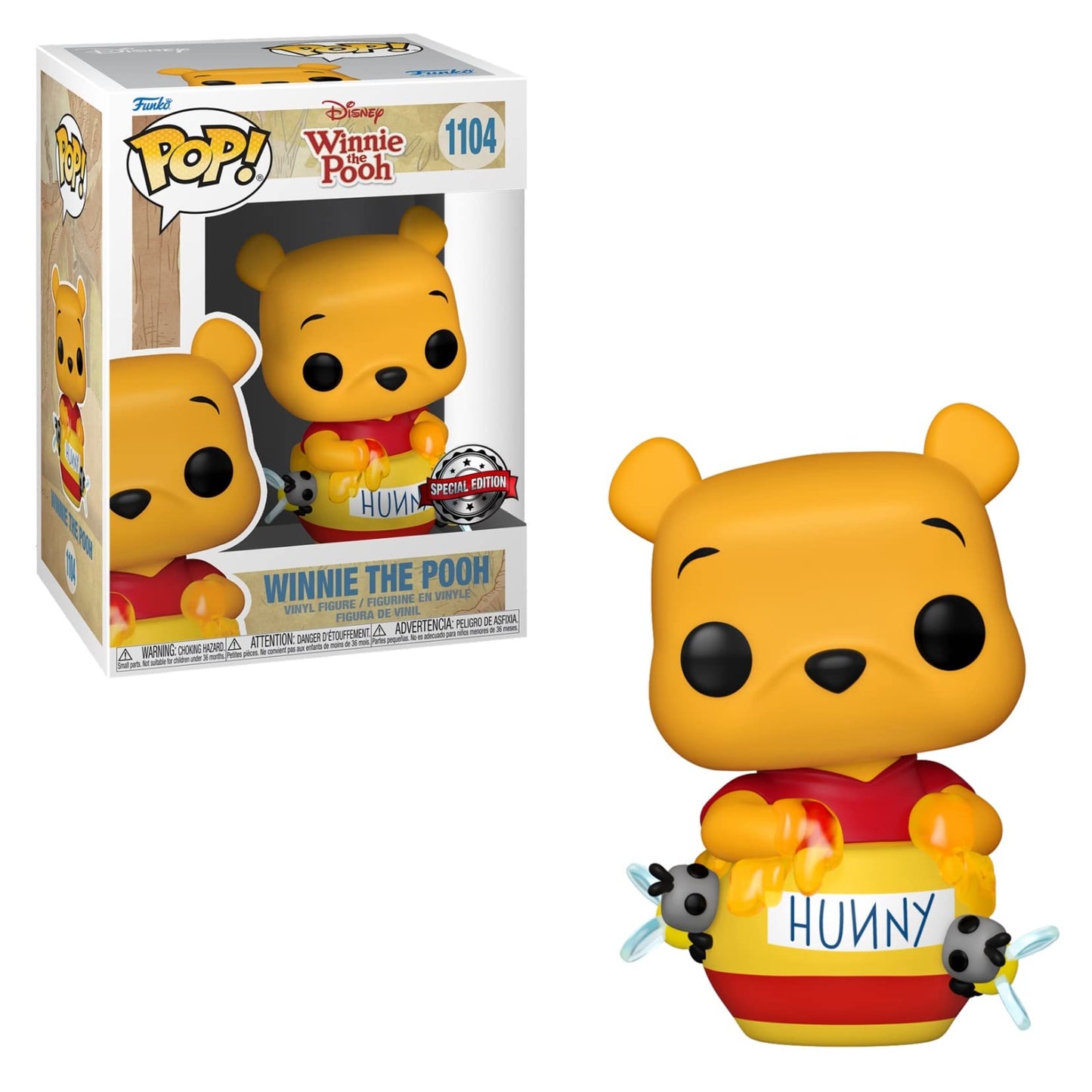 Funko Disney Winnie The Pooh Pop! Winnie The Pooh Vinyl Figure Hot Topic Exclusive Multi None