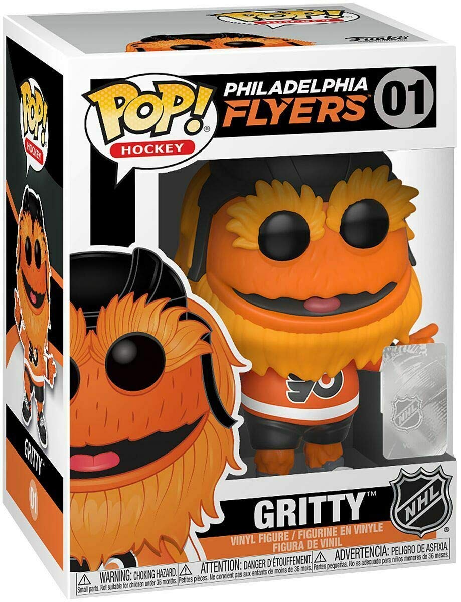 Pop Sports Nhl Mascots Philadelphia Flyers Gritty Vinyl Figure #01 (Bundled With A Compatible Protector To Protect Display Box)