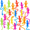 Hlartnet 100 Pcs Sticky Lizards For Kids, Stretchy Sticky Lizards Toys Bulk For Reptile Party Favors, Children Lizards Gifts For Goodie Bags Stuffers Pinata Filler Students Rewards