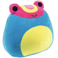 Squishmallows 8' Wamina The Blue Frog - Official Kellytoy Adorable Plush - Cute And Soft Frog Stuffed Animal Toy - Great Gift For Kids