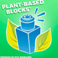 Mega Bloks Fisher-Price Toddler Blocks Toys Set, Build ‘N Play Bag With 60 Plant-Based Pieces And Storage, Blue, Ages 1+ Years