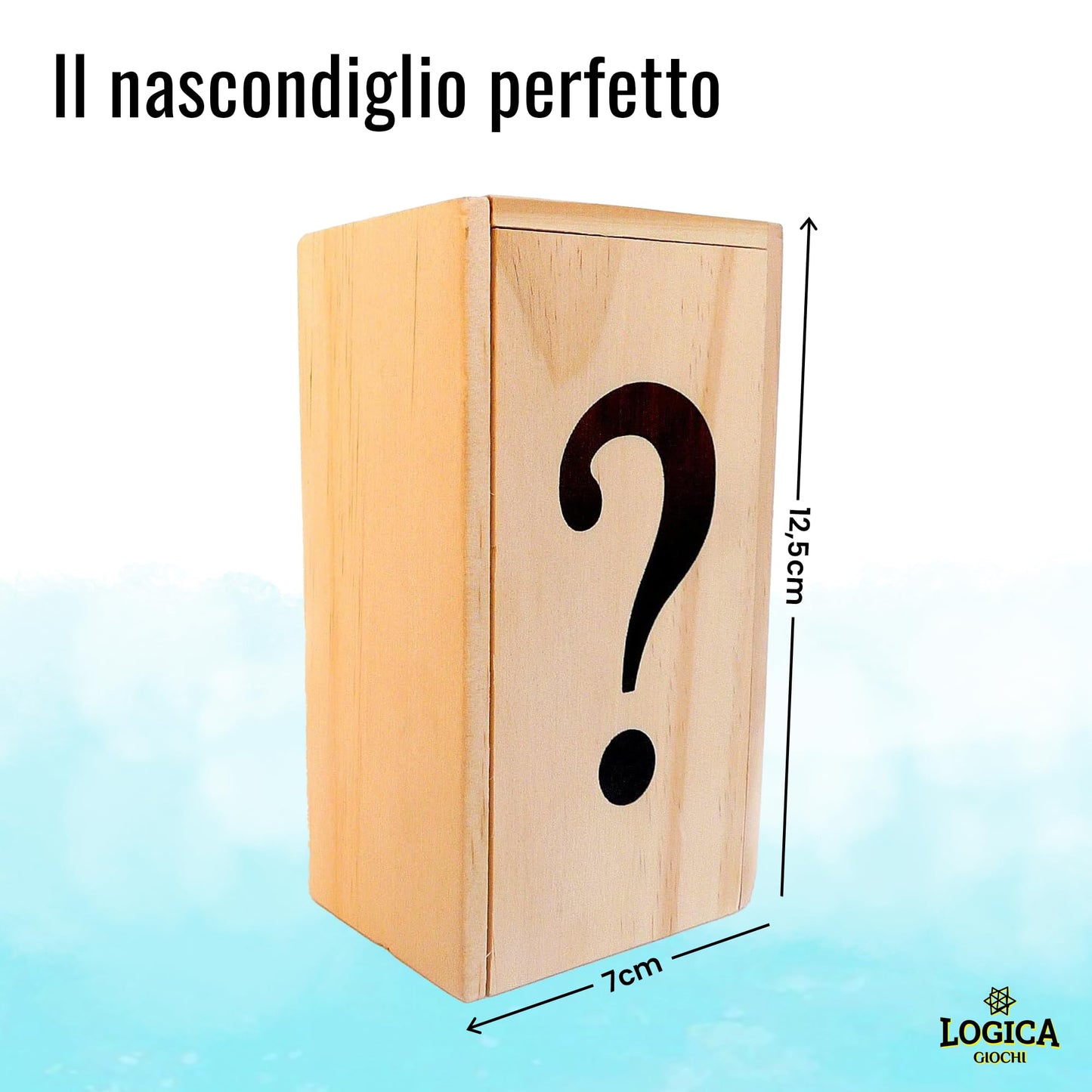 Logica Puzzles Art. The Chest ? - Secret Box - Difficulty 5/6 Incredible - Leonardo da Vinci Collection