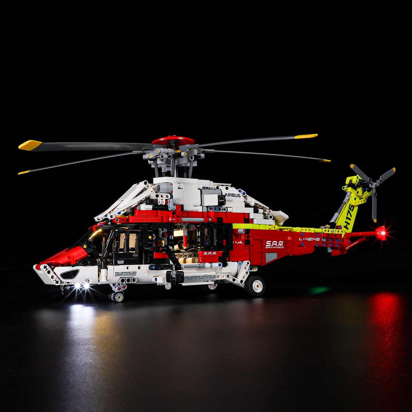Briksmax Led Lighting Kit For Lego-42145 Airbus H175 Rescue Helicopter - Compatible With Lego Technic Building Blocks Model- Not Include The Lego Set