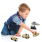 12 Pcs Military Plastic Army Men Vehicles Toy Playset - Includes Stealth Bomber, Tanks, Helicopter, Fighter Jets And More For Kids, Boys