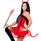 Sumind 2 Pieces Halloween Devil Costume Accessories Devil Tail Devil Fork Devil Cosplay Costume Accessories For Halloween Cosplay Party