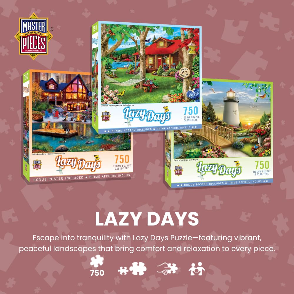 Masterpieces 750 Piece Jigsaw Puzzle For Adults, Family, Or Youth - A Farm'S Alive - 18'X24'