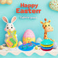 4 Pcs Easter Bunny Sensory Activity Board Toys Double-Side Silicone Fidget Toy For Kids Boys Girls Calming For Anxiety Easter Ba