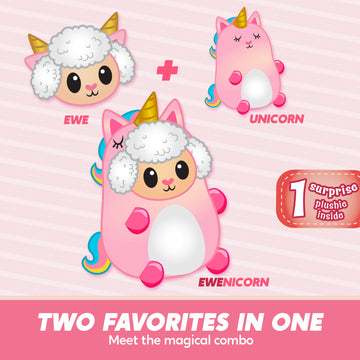 Joyin Stuffed Animal, Kawaii Unicorn Sheep Plush Toy, Soft Plushie, Cute Present For Kids And Adults, Birthday Surprise Gift For Boys And Girls (Ewenicorn)