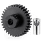 Brkrc Steel 32P 5Mm Pinion Gear 25T 26T 28T 29T 30T 31T 32T 33T 34T 35T 36T 37T 38T Motor Gears For 1/10 1/8 Rc Car Parts (34T)