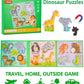 Magnetic Puzzles For Toddlers 1-3, Travel Puzzles For Kids Ages 3-5, Animal Activities Toy Wooden Jigsaw Puzzles Book For Boys &