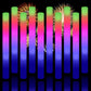 Super Z Outlet Upgraded Light up Foam Sticks, 3 Modes Colorful Flashing LED Strobe Stick for Party, Concert and Event (12)