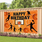 Eeatour Basketball Birthday Party Backdrop Banner, 70.8 x 47.2 Inch, Polyester, Basketball A, Model: backdrop01