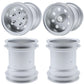 Hobohy Cw-01 Aluminum Wheels Hub Rims For Tamiya Cw01 Chassis Lunch Box Midnight Pumpkin Rc Car Upgrade Parts (Silver)