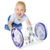 Hoovy Infant Crawling Toys | Toys For Crawling Babies | Crawling Toys For Babies 6-12 Months | Beginner Crawl Along Baby Roller | Drop Maze Tummy Time Activity Center | Early Development Jumbo Roller