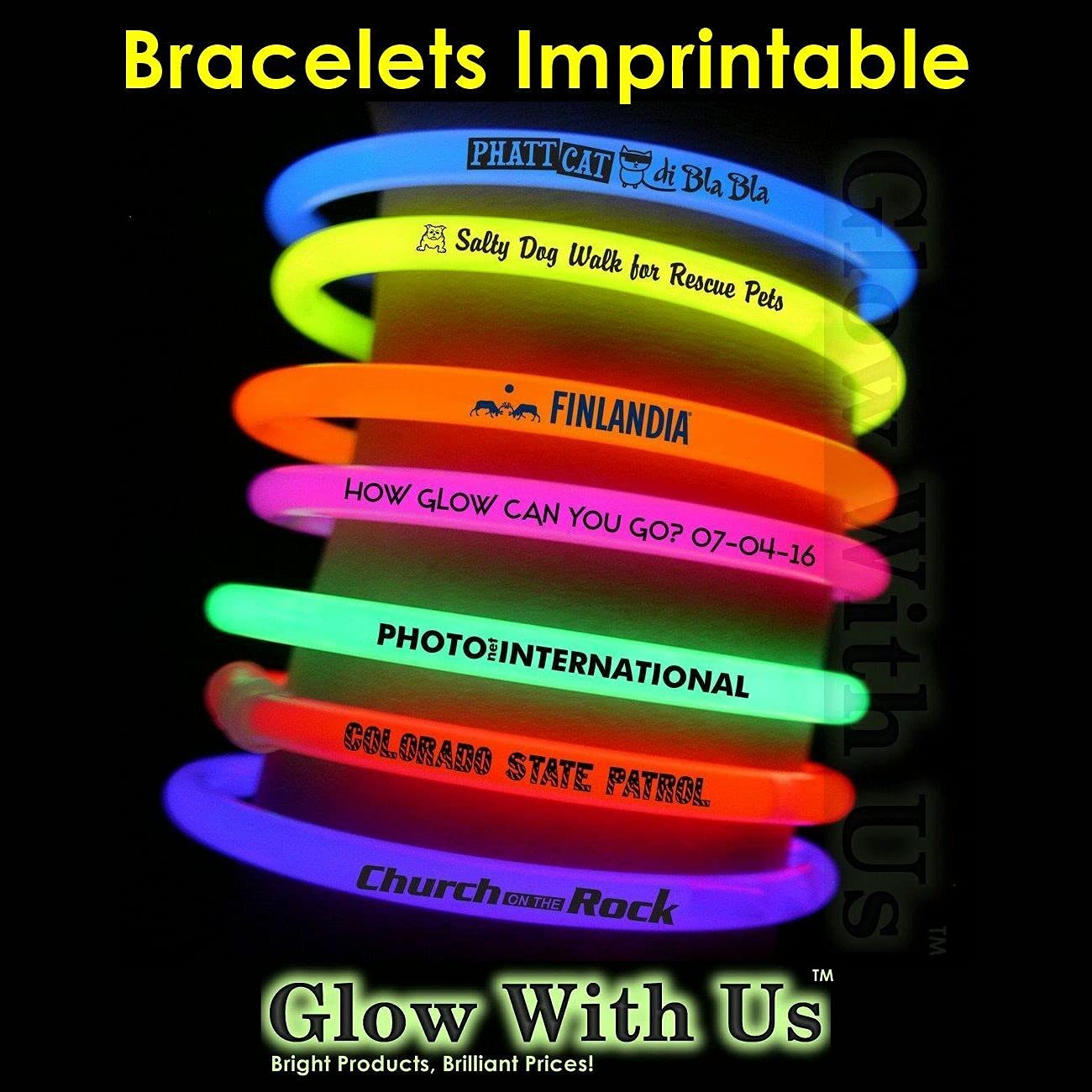 Glow Sticks Bulk Wholesale Bracelets, 1000 8    Green Glow Stick Glow Bracelets, Bright Color, Glow 8-12 Hrs, Glow Party Favors