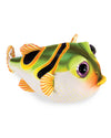 Real Planet Sea Life Plush - Soft Stuffed Animal Gift For Kids All Ages, Sea Ocean Fishing Plushie, Fun Christmas Birthday Gifts (Puffer Fish, 10.5') (10.5' Long)