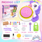 Aujazyble Pottery Wheel for Kids - Complete Craft Kit, Purple, Small, Model NO.XJ805, Ideal for Ages 8-12, Includes Clay & Art Supplies