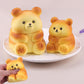 Anboor 2 Pcs Bear Squishies Toys for Kids Bear Slow Rising Animals Foam Squishies Jumbo Animal Big Stress Cute Squeeze Toy