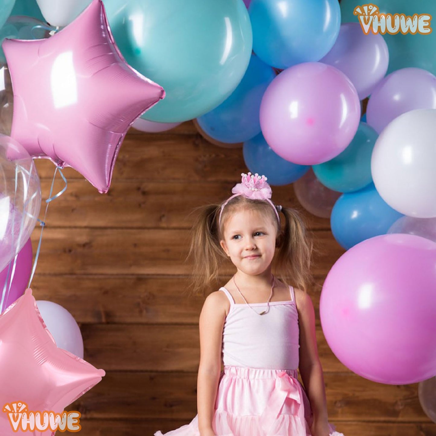 Pink Star Balloons 18 Inch, 10 Pcs Candy Pink Star Shaped Mylar Helium Foil Metallic Balloon For Birthday Party Decorations Baby