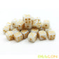 Bescon 12Mm 6 Sided Dice 36 In Brick Box, 12Mm Six Sided Die (36) Block Of Dice, Marble White