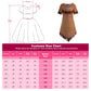 Relibeauty Girls Thanksgiving Costume Kids Dress Outfit With Hair Accessories And Necklaces, 6-7/130