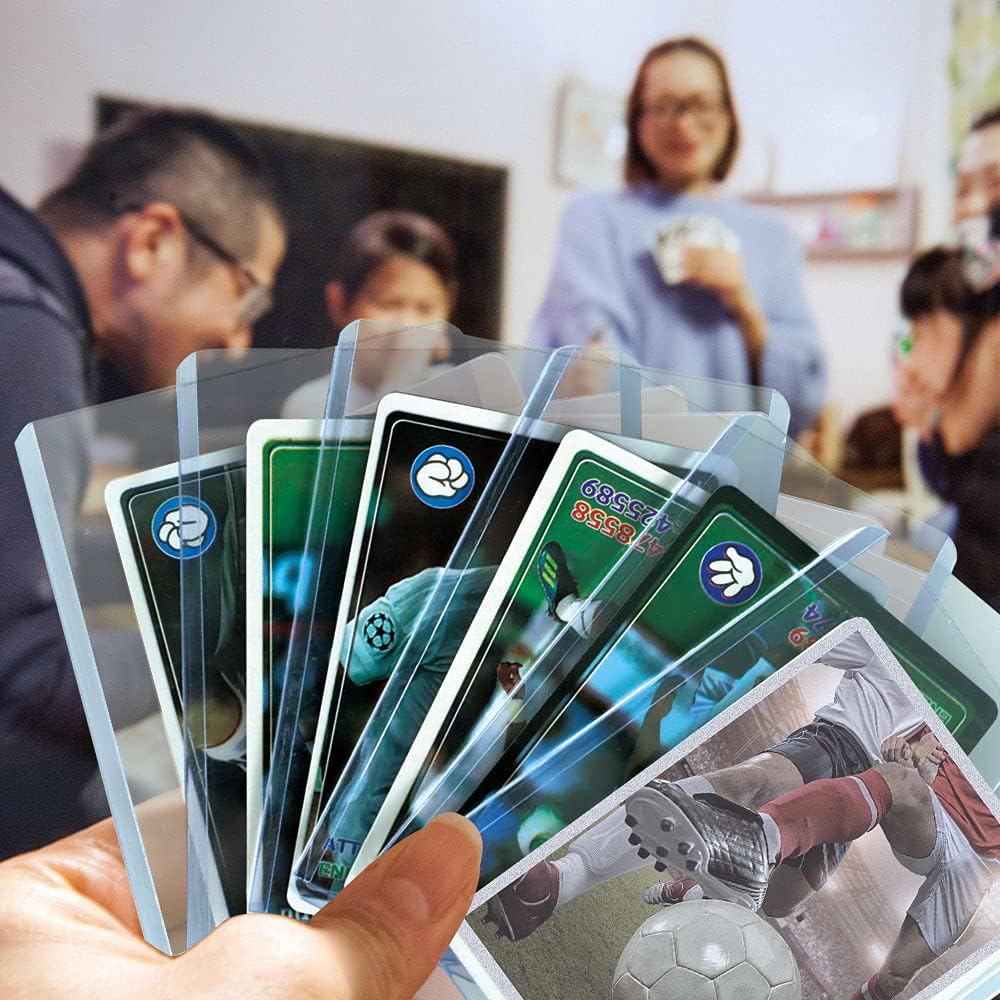 800 PCS TopLoaders Card Sleeves for Trading Cards, 3 x 4 Hard Plastic Baseball Card Protectors Card Holder Fit for MTG, TCG, Sta