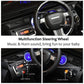 Costzon Ride On Car, 12V Battery Powered Electric Ride On Truck W/Parental Remote Control, Led Lights, Double Open Doors, Safety Belt, Music, Mp3, Spring Suspension (Deluxe Black)