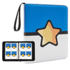 Trading Card Binder 9 Pocket Pages Top Loading 900 Card Storage 3 Ring Design With Zipper Boy's Gift (Blue  400 cards)