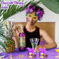 24 Pieces Mini Masks Masquerade Mini Mask Small Masquerade Mask Cake Toppers Decorative Mini Mask Mardi Gras Party Decor (Purple