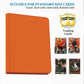 enhanced 9-Pocket Zippered Trading Card Binder  540 Pockets Double-Sided Side-Loading Card Organizer Album  PU Leather Card Holder Protector for MTG  TCG  Sports Cards Orange
