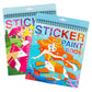 2 Pack Sticker Books For Kids Ages 4-8, Crafts For Kids Ages 4-8 Sticker Paint Books Boys And Girls Birthday Gifts Party Favor, Travel Activity Book Set For Learning (Princess+Mermaid)
