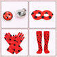 Latocos Ladybug Dress Costume For Girls With Polka Dots Dress Dress Up Pretend Play Birthday Halloween Gifts For Kids 3-10