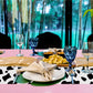 Oudain 54 X 108 Inch Cow Table Cloths For Party Cow Tablecloth Paisley Table Runner Table Cover Rectangular Birthday Party Decor
