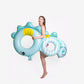 Inflatable Sea-Horse Pool Float, Swimming RNG, 2 Person Inflatable Swimming Ring, Party Float Decorations, Swimming Tube Floaty