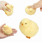 Handmade Squeeze Chicken Toy Soft Silicone Toy for Kids and Adults Good for Stress Relief and Relaxation (Chicken)