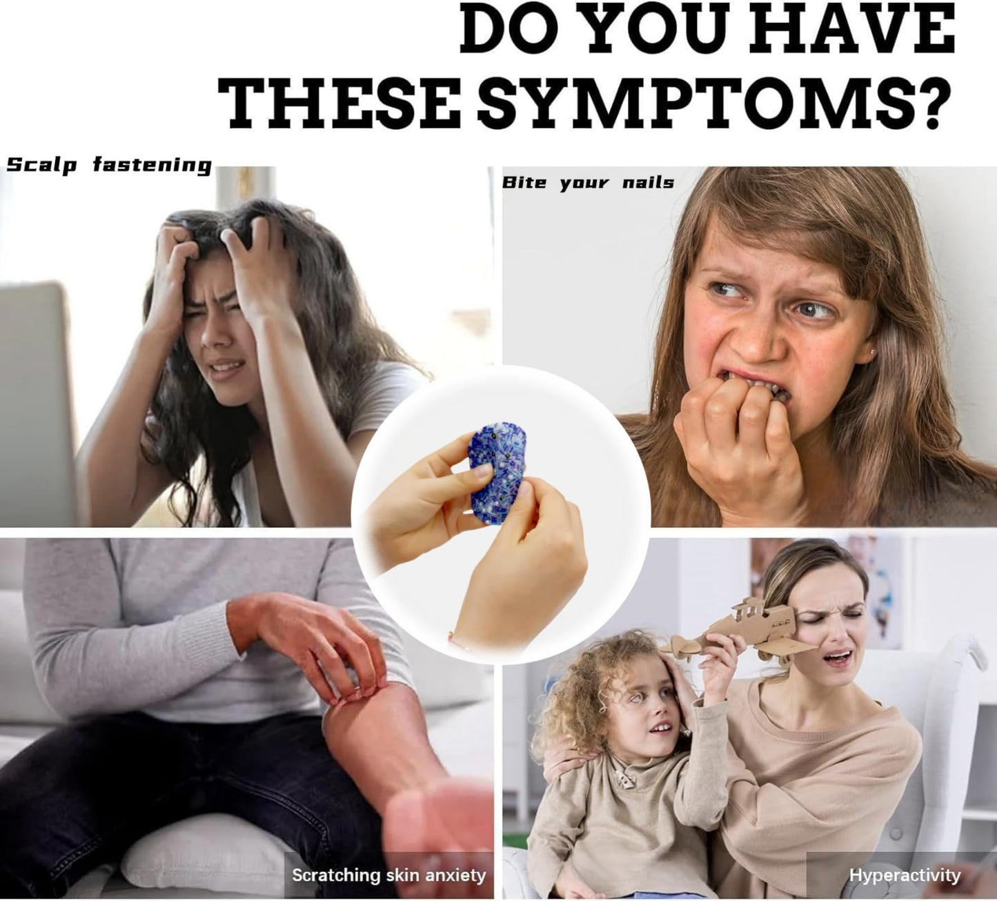 Skin Picking Fidget Toys, Pick Pad Fidget,Trichotillomania Fidget Toys For Skin Pickers, Dermatillomania ,Stress Anxietys Relief