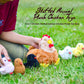Yohaki 6 In 1 Chicken Stuffed Animal Toys With House Little Chickens Can Make Chirping Noise For Kids Boys Girls Bird Hen Plush