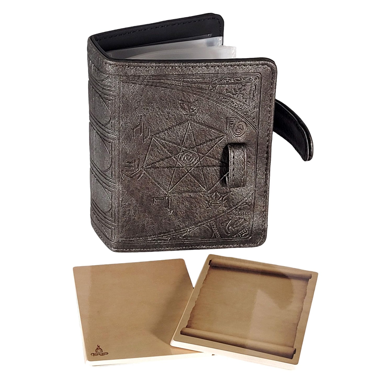 Forged Dice Co. Book Of Incantations Spell Card Book - Tome Edition - Pewter