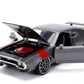 1972 Plymouth Gtx 440 Metallic Gray With Red Stripe ''Bigtime Muscle'' 1/24 Diecast Model Car By Jada