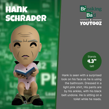 You Tooz Youtooz Breaking Bad Hank Schrader 4.3'' Inch Vinyl Figure, Detailed Figure Shrader By Collection Black,Blue