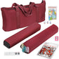 C&H Solutions American Mah Jongg Complete Set, 166 Tiles, Nylon, White Combo Rack with Soft Bag