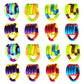 20 Pcs Tangles Fidget Toys,Multicolor Quiet Fidget Toys For Adults,Boys,Girls-Sensory Items For Relaxation,Anxiety Stress Relief,Decompression-Squeeze, Twist, Chain Spinner Alternative Gift (20Pcs)