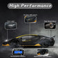 YUAN PLAN RC Drift Car, 1/24 4WD Remote Control Car RC Cars for Kids, 2.4GHz Hobby Racing Car Toys with LED Light Two Rechargeab