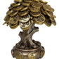 Ebros Feng Shui Gold Tree Statue Golden Money Coin Tree Of Wealth And Abundance Decor Talisman Figurine