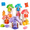 Aontess Learning Toys For Toddlers 1 2 3 Years Old - Farm Barn Animals With Number Counting, Shape Matching, Color Sorting Game
