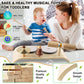 Looikoos Kids Drum Set For Toddlers All In One Montessori Wooden Musical Instruments Set,Preschool Educational Baby Sensory Musical Toys For Kids Ages 1-6