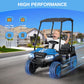 R9 24V Kids Golf Cart, 4 Seats, 4WD Kids Electric Car w/Remote Control, Spring Suspension, Multimedia Functions Including Music,