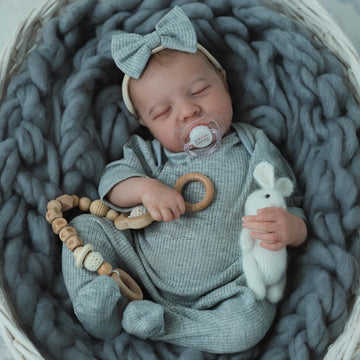 Scom Realistic Reborn Baby Dolls - 18 Inch Real Life Baby Girl, Lifelike Doll With Anatomically Correct, Newborn Baby With Full